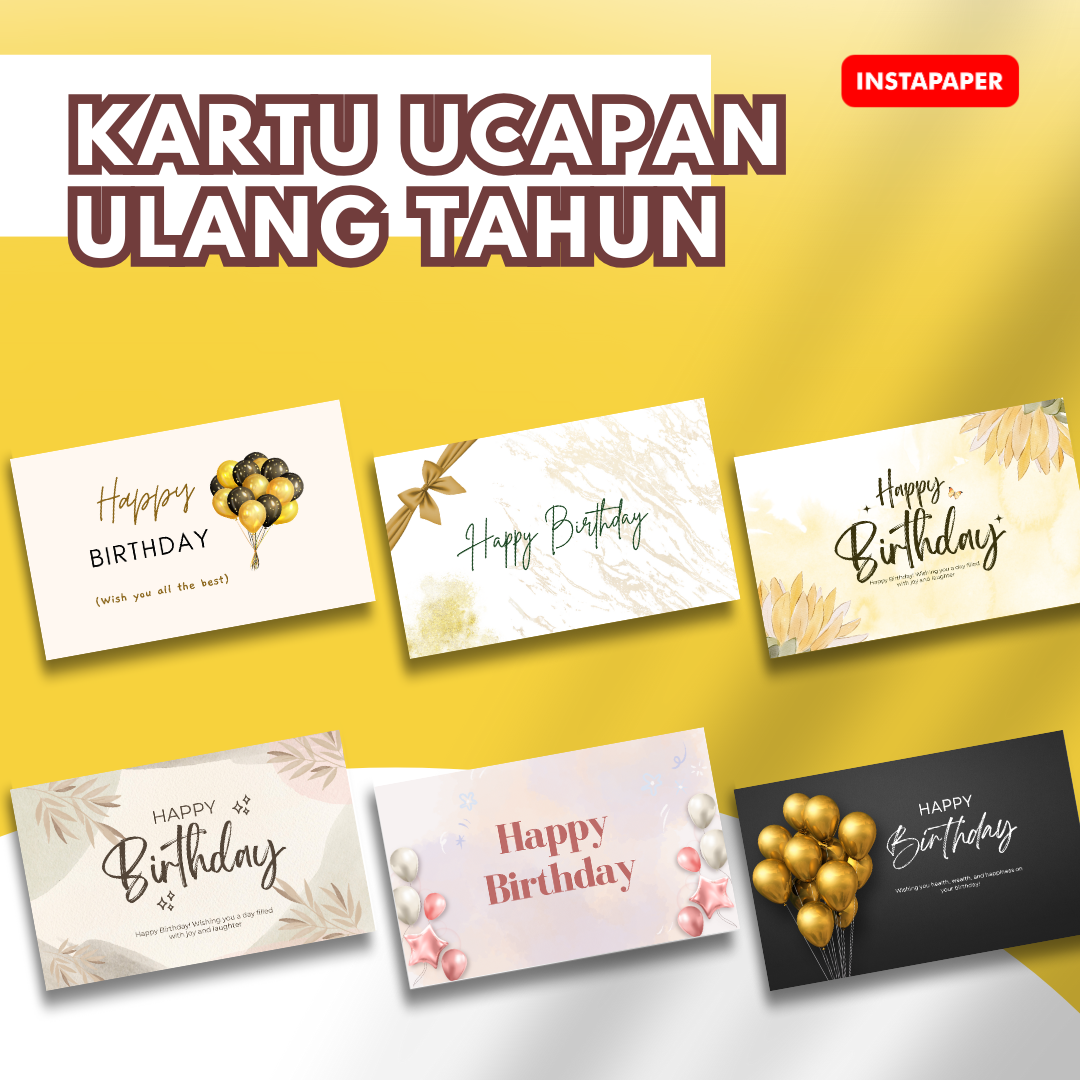 Kartu Ucapan Ulang Tahun