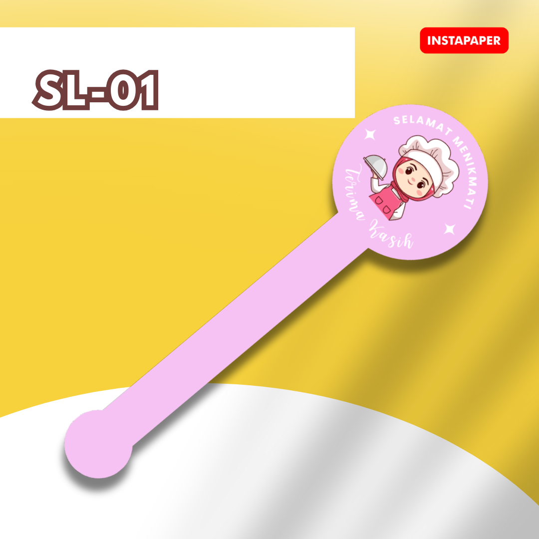 Gambar produk Cetak Kilat - Sticker Seal SELAMAT MENIKMATI isi 60pcs uk. 2,5x22cm stiker segel